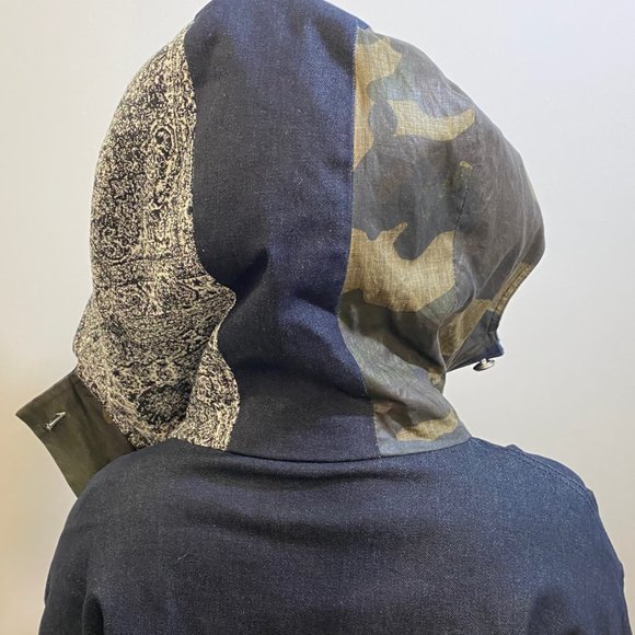 LES BENJAMINS Mix-Media Denim Jacket. Size Small. RARE CUSTOM for Lewis Hamilton - Picture 6 of 11